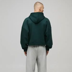 Fabricants de vêtements personnalisés : Sweat à capuche Y2K en coton avec impression en relief, style streetwear, 420 g/m², motif araignée - Product Image 2