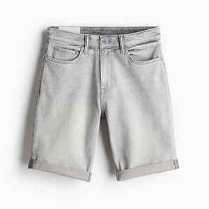 กางเกงยีนส์ขาสั้นลำลองปักลายวินเทจสำหรับผู้ชาย แห้งเร็ว ระบายอากาศได้ดี กันน้ำ ปรับแต่งได้ - Product Image 2