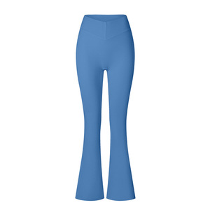 Women Flared <b>Leggings</b> <b>High</b> <b>Waist</b> Stretch <b>Flare</b> Yoga Workout Pants for Women Fitness Gym Exercise Training Activewear - Product Image 4