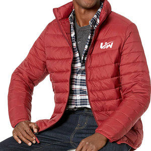 Veste d'hiver matelassée pour homme, prix bas, qualité supérieure, logo personnalisé imprimé, grandes tailles, veste matelassée personnalisée pour homme - Product Image 3