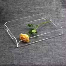 Bandeja de Servicio Decorativa de Acrílico para el Hogar, Bandeja Moderna de Acrílico para Servir y Exhibir, Bandeja Transparente de Acrílico para Comedor - Product Image 2