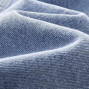 Veste en jean pour homme, décontractée, boutonnée, couleur unie, coupe classique, délavée, hiver, 100% coton, lavable, écologique, coupe-vent - Product Image 5