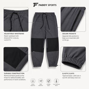 Pantalon de snowboard imperméable coupe ample pour homme et femme, coupe-vent, pantalon de ski ample, vêtements de sport d'hiver pour l'extérieur, pantalon de neige à jambe large - Product Image 5
