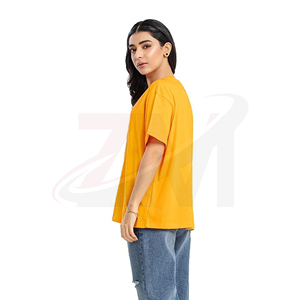 Camiseta de Gran Tamaño para Mujer, de Alta Calidad, con Estampado, Transpirable, de Algodón, Estilo Casual, Ropa Urbana, Fábrica de Ropa Personalizada - Product Image 3