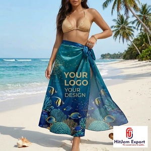 Custom Printed Sarong Beach Cover Up Hawaiian Polynesian Tropical Pareo OEM ODM Textile Manufacturer Supplier India - Product Image 6