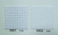 Toile de coton CT0005 pour point de croix, finition rigide pour projets d'artisanat
