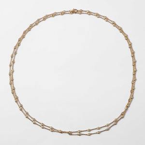 Collier chaîne en or massif 14 carats avec diamant de laboratoire de 2,85 carats, style délicat, bijou élégant, cadeau pour son anniversaire - Product Image 2