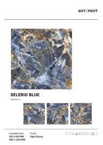 Carreaux de porcelaine haut de gamme, ultra brillants, avec support renforcé, en format 60x60cm (600x600mm, 24x24 pouces) pour la conception de sols et murs intérieurs modernes. - Product Image 3