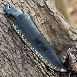 Couteau de Bushcraft en Acier 1095 avec Manche en Résine - Couteau de Chasse à Lame Fixe Full Tang de 8,4 pouces avec Étui, Personnalisable OEM, Vente en Gros - Product Image 6