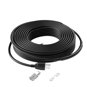 Nastro Riscaldante Antigelo per Grondaie da 30 Metri, 5W/FT, Protezione da Neve e Gelo per Tetti - Product Image 1