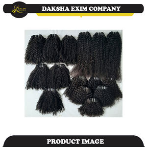 Nouvel Arrivage Double Trame Remy Cheveux Humains Bundles 20-30 Pouces Corps Ondulé Machine Cuticule Alignés Doux Sensation Indienne Exportateurs Bruts - Product Image 4