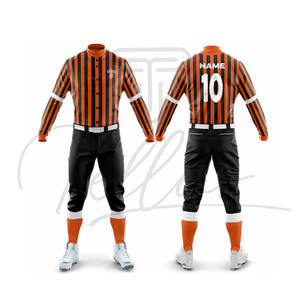 Uniforme de Béisbol de la Mejor Calidad, 100% Poliéster, para Hombre, Ropa de Verano, Transpirable, de Secado Rápido, con Nombre de Equipo Personalizado - Product Image 3