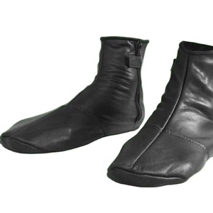 Nouveau design de chaussettes confortables et légères en cuir à fermeture éclair personnalisées unisexe chaudes et antidérapantes tissées pour l'hiver au meilleur prix - Product Image 1