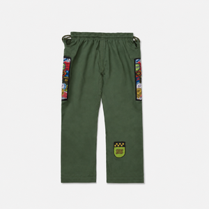 Kimono de Jiu Jitsu Verde Oliva Star Sports 450GSM, Kimono de BJJ Personalizado de Algodón Premium, Proveedor Mayorista de Uniformes de Entrenamiento y Competición - Product Image 4