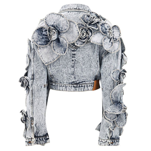 Fournisseur de denim, usine de confection sur mesure, tendance de la couture, veste en jean pour homme, style streetwear tendance - Product Image 3