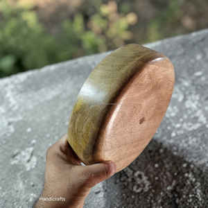 ชามสลัดและผลไม้ไม้มะม่วงทำมือ  ภาชนะไม้รักษ์โลก น่ารัก เหมาะสำหรับงานปาร์ตี้ ราคาประหยัด - Product Image 2