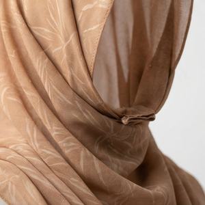 Pañuelos Étnicos Florales de Algodón y Lino para Mujer, Elegante Pañuelo Hijab con Estampado de Algodón, Pañuelo para la Cabeza Suave y Transpirable de Primera Calidad para Mujeres Musulmanas - Product Image 4