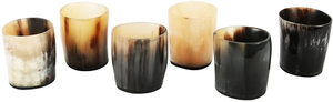 Vaso de Cóctel de Cuerno Natural Premium, Ecológico, Reciclable, Estilo Americano, Minimalista, Acabado Mate, Capacidad Personalizada, Sin Cerveza - Product Image 4
