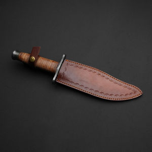 Cuchillos de Caza de Acero de Damasco de Primera Calidad, Mango Cómodo, Cuchillo Skinner de Alta Dureza, Cuchillo de Caza para Exteriores - Product Image 3