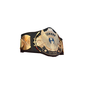 Cinturón de Campeón de Lucha Libre, Diseño de Águila, Título Personalizable en Cuero, Dorado y Negro, Artículo de Colección Premium - Product Image 5