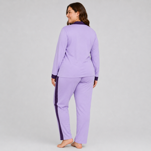 <b>Women</b> Sleepwear <b>Pajama</b> Set Custom Logo Soft Cotton Breathable Comfortable Lounge Set Private Label Wholesale Factory Supplier - Product Image 4