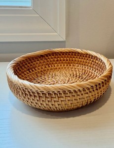 Bandeja de Servir de Ratán Hecha a Mano de Alta Calidad, Elegante y Natural, para el Hogar, Cocina, Almacenamiento, Organización, Regalo - Product Image 4