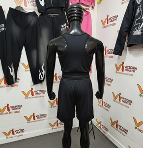 Ensemble d'uniformes de boxe unisexe pour l'entraînement/la compétition - Jersey et short en polyester satiné léger et respirant, durable, toutes tailles - Product Image 4