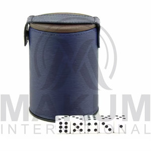 Handmade Embossed Custom Color Logo Durable Eco-Friendly High Quality Leather <b>Dice</b> Cup - Product Image 4