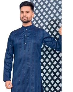 Pijama de seda pesada con forro tejido para hombre, ropa interior de fusión de secuencia, Algodón puro cosido - Product Image 1