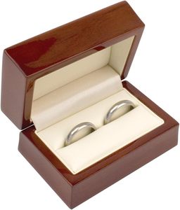 Luxury Wooden Jewelry Gift Box with Velvet Interior Premium Necklace Storage <b>Display</b> <b>Case</b> for Women - Product Image 5