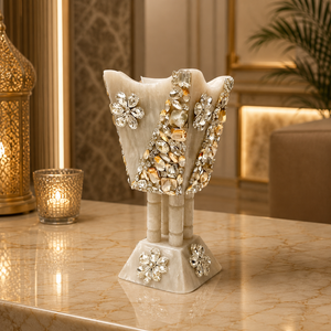 Marble Finished Resin <b>Oud</b> Incense Burner Artisan Handmade <b>Bakhoor</b> Holder Arabic Ramadan Eid Islamic Home Decor Gift Ornament - Product Image 6