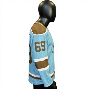 Nouveau design 2026 – Maillot de hockey sur glace personnalisé avec broderie frontale de l'équipe, sublimation et surpiqûres – Vente en gros - Product Image 4
