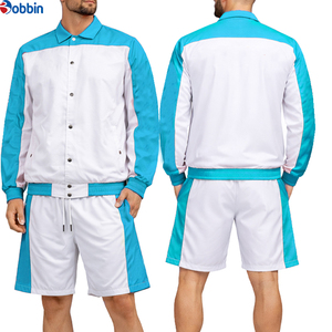 Conjunto Deportivo de 2 Piezas para Hombre, Chaqueta y Pantalones Cortos, Personalizable con Logotipo, Estilo Casual y Deportivo, Cortavientos - Product Image 4