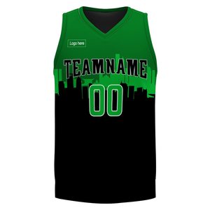 Maillot de basket-ball personnalisé de haute qualité, sublimation et couleur, ensemble d'uniformes de basket-ball réversibles pour hommes, pas cher - Product Image 2