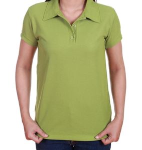 Camiseta Polo de Mujer en Mezcla de Seda de Lujo, Prenda Sofisticada para Combinar en Capas, Textura de Punto Fino y Transpirable, Calidad Premium - Product Image 3