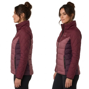 Chaqueta de Invierno Ligera para Mujer, Diseño Acolchado con Tela Resistente al Viento, para Aventuras al Aire Libre y Uso Casual - Product Image 5