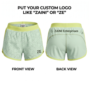 220 GSM Polyester Spandex Women <b>Booty</b> Shorts Mint Lime Sublimation Custom Logo Athletic Training Shorts Gym Activewear - Product Image 1