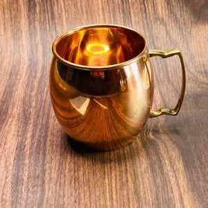 Gobelet martelé en cuivre marron de 250 ml, design classique, qualité supérieure, écologique, taille personnalisable, motifs sur mesure, compatible lave-vaisselle, idéal comme cadeau - Product Image 3