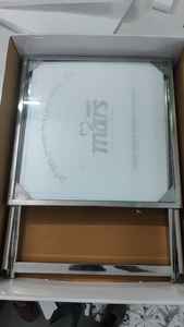 Mesa Auxiliar de Acero Inoxidable Hecha a Mano con Envío Exprés, Mesa de Té con Vidrio Tuffan, Mesa de Salón, Mesa Metálica de Estilo Occidental - Product Image 2