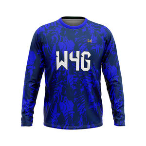 Camisetas de Gimnasio de Compresión Personalizadas de Alta Calidad, Ecológicas, 100% Poliéster, Ligeras, de Secado Rápido, Alta Elasticidad, Estiramiento en Cuatro Direcciones - Product Image 1