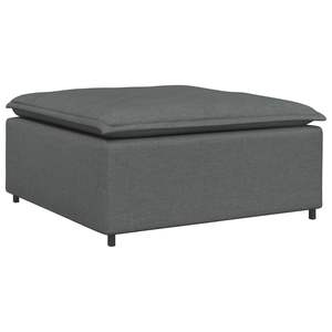 Canapé modulaire en tissu gris foncé 100% polyester 39,4x39,4x18,9 po, produit de la catégorie Tabourets et poufs - Product Image 2