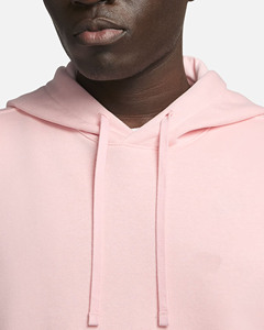Sudadera con Capucha Rosa para Hombre, Corte Regular, Color Sólido, Felpa de Algodón, Informal, con Bolsillo Delantero, Resistente al Viento, Ecológica - Product Image 4