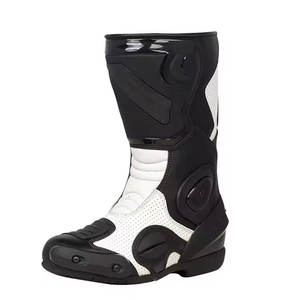 Nouveautés, chaussures de moto de haute qualité, vente chaude, service OEM, chaussures de moto en cuir tendance - Product Image 1