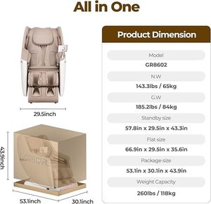 Fauteuil de massage personnalisable en gros, intelligent, avec pétrissage corporel complet, détection de santé, et cabine de luxe pour une expérience de massage spatiale. - Product Image 2