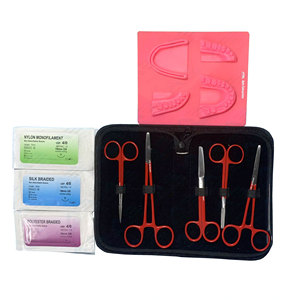 <b>Suture</b> Tool <b>Kit</b> with Stainless Steel Lab Equipment Premium Dental Dissecting Surgical Training <b>Kit</b> Students - Product Image 1
