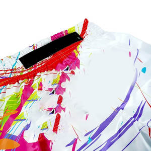 กางเกงมวยไทยแฟร์เท็กซ์พิมพ์ลายแบบซับลิเมชั่น ดีไซน์ล่าสุด สำหรับผู้ใหญ่ ผ้าโพลีเอสเตอร์ 100% คุณภาพพรีเมียม เหมาะสำหรับการต่อสู้ MMA - Product Image 3