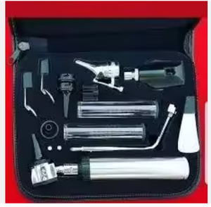 Ensemble d'instruments de diagnostic ORL, manuel, en acier inoxydable, kit médical réutilisable, classe I, certifié CE - Product Image 4