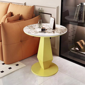 Coffee <b>Table</b> <b>Table</b> Simple Living Room Mini Light Luxury Marble <b>Small</b> <b>Round</b> <b>Table</b> - Product Image 3
