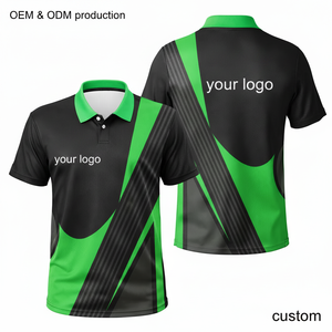 เสื้อโปโลพิคเคิลบอลแบบปรับแต่งได้ ทรงเข้ารูป ระบายอากาศ แห้งเร็ว เหมาะสำหรับเล่นกีฬา  รับผลิตแบบ OEM ODM - Product Image 1