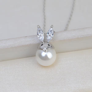 Collar de Mujer con Colgante de Conejo de Plata S925 Hecho a Mano con Cadena de Clavícula de 10-14 cm, Conjunto de Joyería DIY, Colección del Zodiaco 2020 - Product Image 2